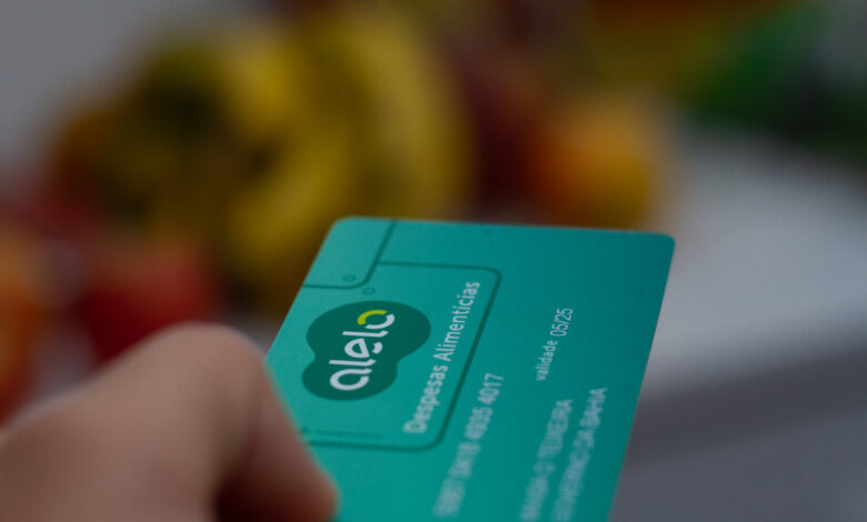 Cartão alimentação do CRAS.