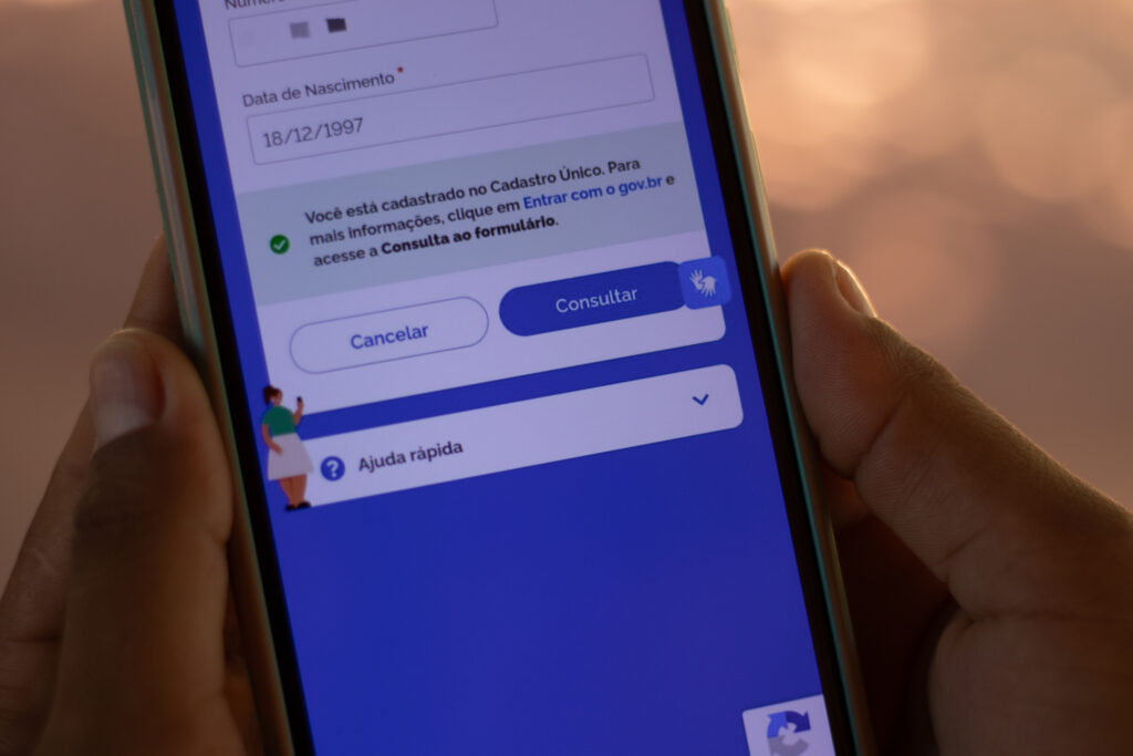 App Bolsa Família.